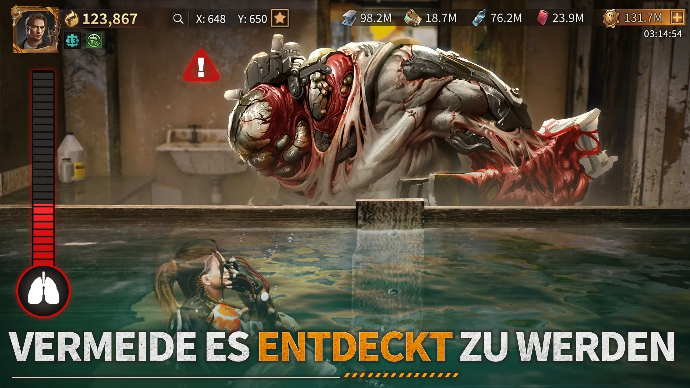 Screenshot: Untergrundbunkeraufbau und Management